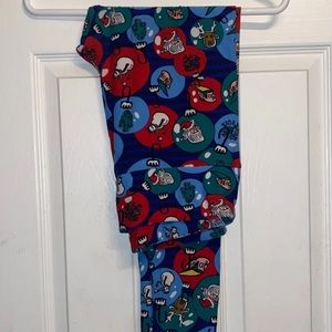 TC Lularoe Christmas Santa Leggings